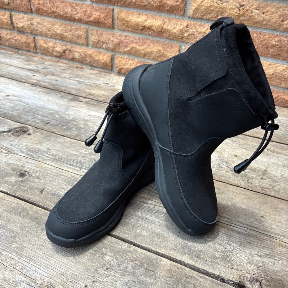 Jambu Colleen Ankle Boots Black 6 M Bungee Toggle Utility J4COL01
